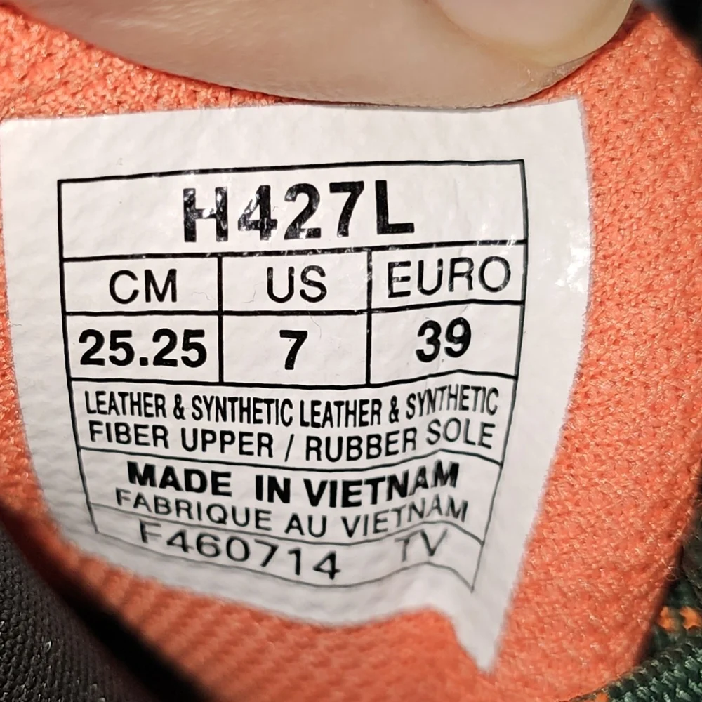 ASICS Gel Lyte III Green and Orange Men's Shoes